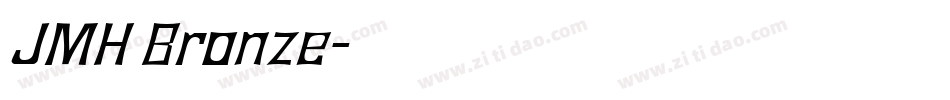JMH Bronze字体转换
